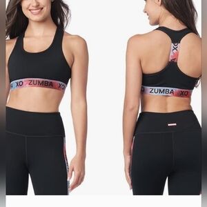 Zumba Love Scoop Bra Size S